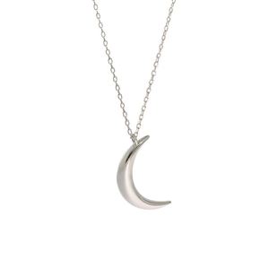 Crescent Moon Pendant – 925 sterling silver