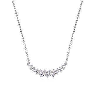 Starry Sky Clavicle Chain Moissanite 925 Sterling Silver Necklace