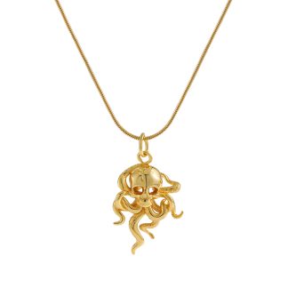 Party Terrifying Skull Head 925 Sterling Silver Necklace