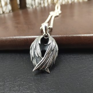 Vintage Men’s Devil Wings 925 Sterling Silver DIY Pendant
