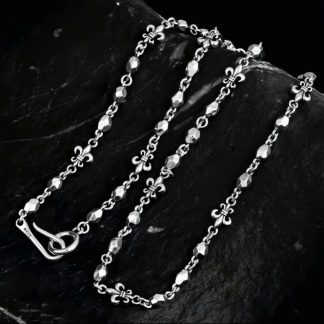 Men’s Fashion Anchor 925 Sterling Silver Curb Necklace