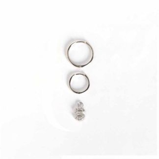 Fashion A – Z Letters 925 Sterling Silver Leverback Earrings