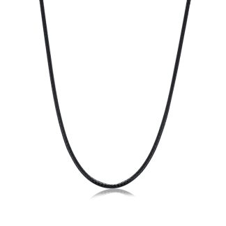 Handmade Cotton 925 Sterling Silver Necklace Men 18″ 20″ 22″ 24″